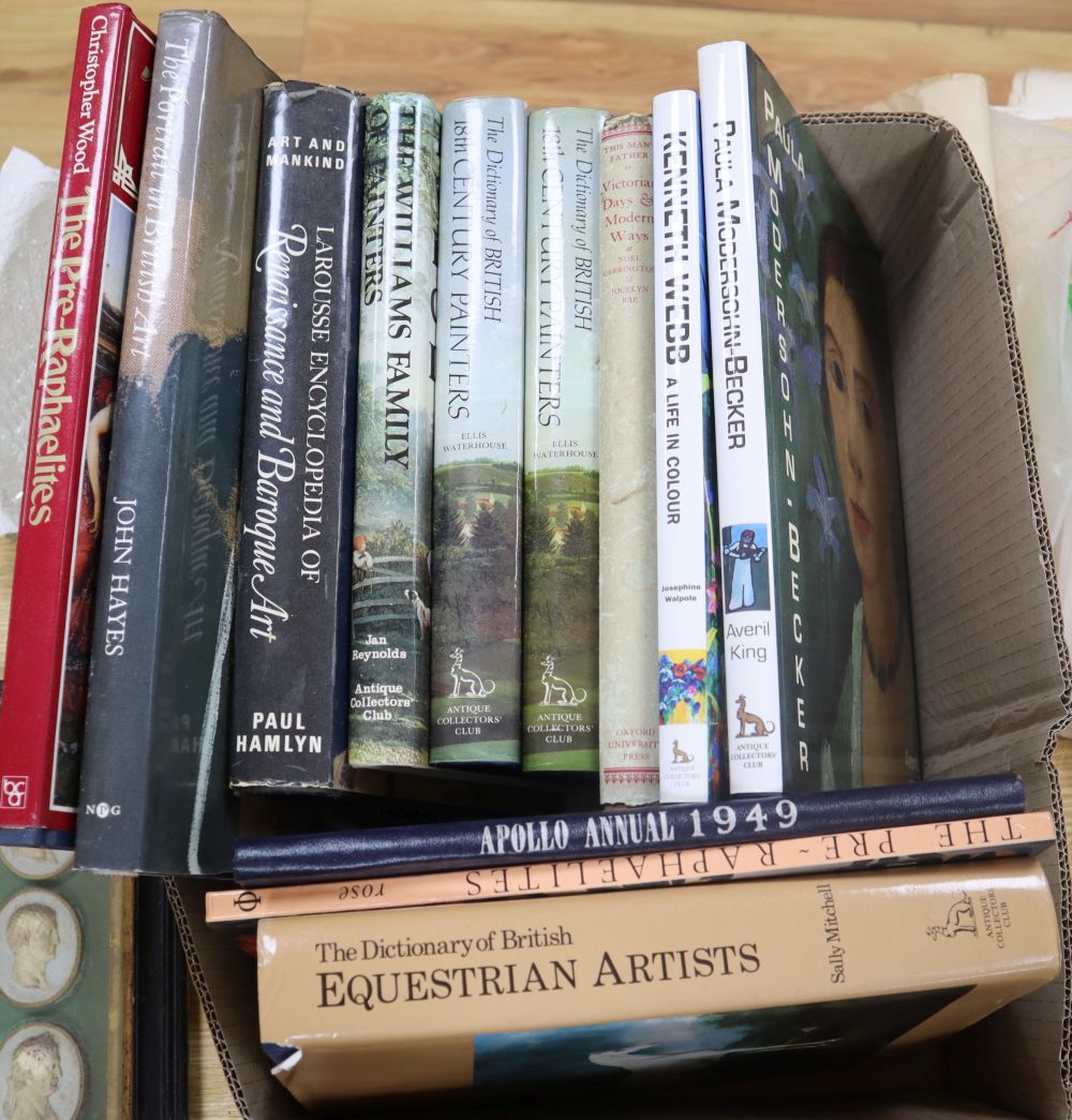 A collection of art reference books to include: